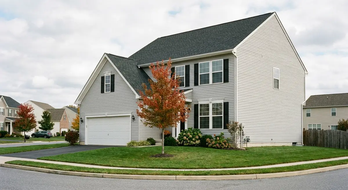 Recently completed roof on a Delaware home in Bear, DE