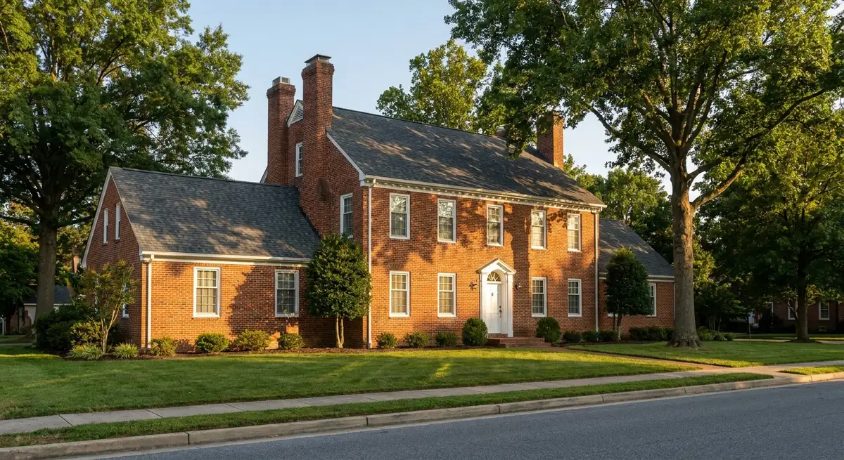 Recently completed roof on a Delaware home in Dover, DE