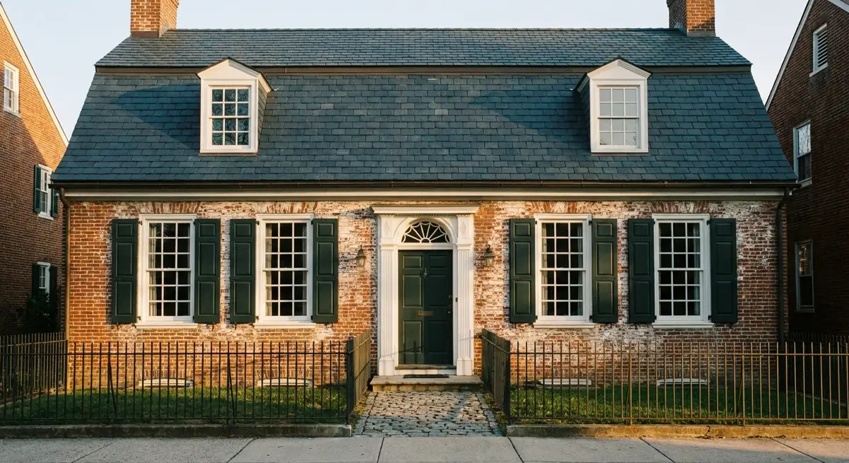 Recently completed roof on a Delaware home in New Castle, DE