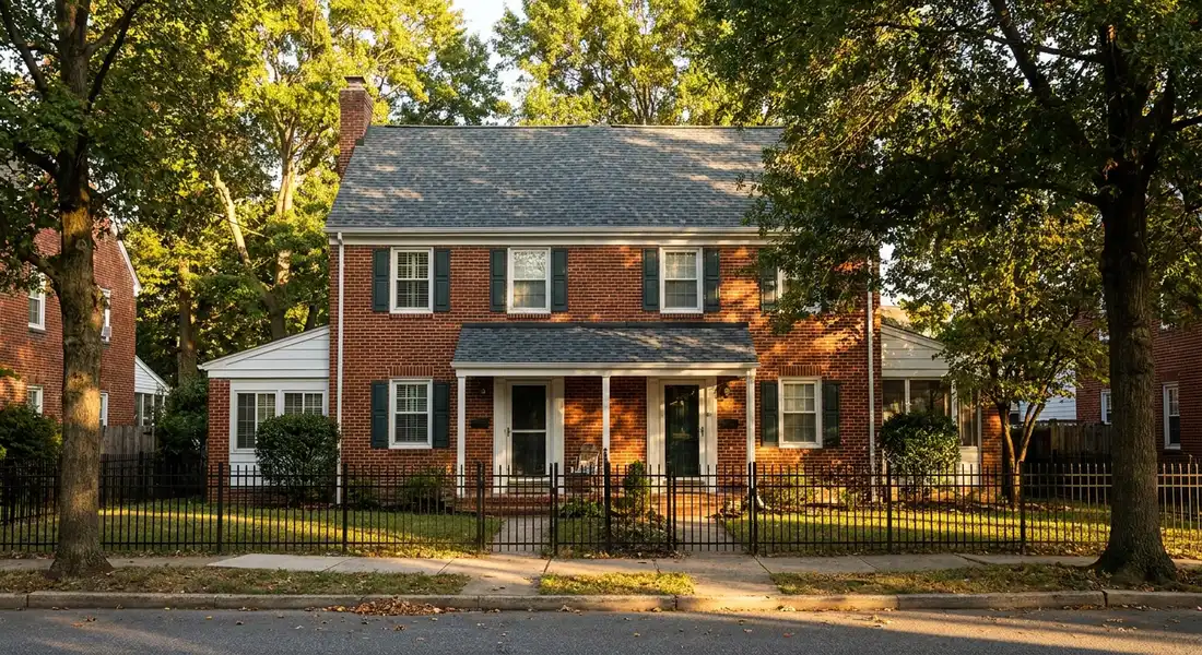 Recently completed roof on a Delaware home in Wilmington, DE
